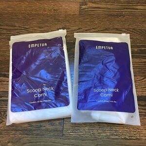 Brand new white scoop neck tank top 2 pack women’s XL